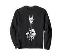 Reproductor de Cartas Poker Texas Holdem Hold Em Alt Retro Vintage Sudadera