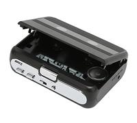 Reproductor De Casete, Reproductor De Casete Portátil Bluetooth 5.0 con Función De Retroceso Automático De Auriculares Reproductor De Casete Estéreo con Función De Radio FM(Negro)