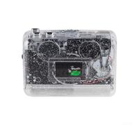 Reproductor de casete transparente, convertidor de cinta de alta fidelidad a MP3, grabadora de música de audio, cinta magnética transparente de alta fidelidad, cinta convertidora de señal a unidad de