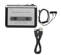 Reproductor de casetes con conversión digital, convierte casetes a MP3, convertidor de cinta USB a MP3 para una transferencia de audio sin