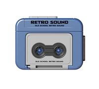 Reproductor de casetes en miniatura portátil, grabadores de música vintage para coleccionistas y aficionados, reproducción de música