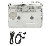 Reproductor de Casetes Portátil a MP3 con Conexión USB y de Auriculares de 3.5mm - Compatible con OS X y PC