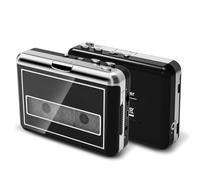 Reproductor de Casetes Portátil, Convierte Casetes a MP3, Compatible con Computadora/Portátile, Rebobinado Automático - Grabación Digital de Música en Casete