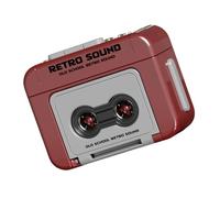 Reproductor de casetes portátil en miniatura para coleccionistas y aficionados, grabadores de música vintage