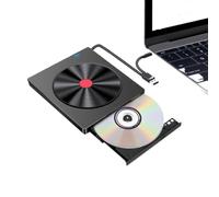 Reproductor de CD B52 Tipo C USB 3.0 Lectura sin pérdidas RW Reproductor de DVD Admite Tarjeta SD/TF Grabadora portátil,Reproductor DVD