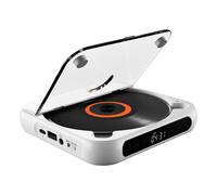 Reproductor de CD Bekasa con Bluetooth 50, reproductor de CD recargable para coche con altavoces Hi-Fi, pantalla LCD, reproductores de