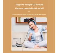 Reproductor de CD Bluetooth, altavoz Bluetooth portátil, pantalla LED, reproductor estéreo