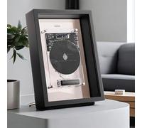 Reproductor de CD con Bluetooth 5.0, control remoto y diseño compacto de montaje en pared para decoración del hogar y la oficina