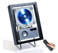 Reproductor De CD Con Marco De Fotos Y Función De Música, Con Funciones De CD, USB, Radio FM, Bluetooth 5.1 Bidireccional, Modo Aux, Control Remoto, Para El Hogar, El Pasillo O La Oficina Black