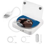 Reproductor de cd de coche con puerto USB, reproductor externo universal para vehículos, cable USB adicional, compatible con Android, unidad externa para computadora