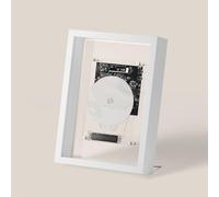 Reproductor de CD de montaje en pared con control remoto, Bluetooth 5.0 y salida AUX de 3.5 mm, marco de fotos decorativo para el hogar, la oficina y la decoración del pasillo