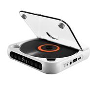 Reproductor de CD externo para coche con pantalla LCD integrada, conectividad de modo dual, batería de 2000 mAh y hasta 7 horas de reproducc