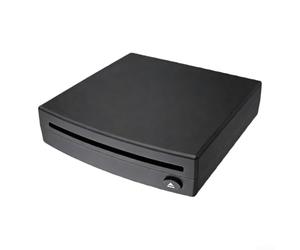 Reproductor de CD externo para coche con puerto USB, reproducción de música sin pérdidas, ABS negro compacto y reproducción compatible con reproductores de DVD, fuentes digitales 14,8 x 14,5 x 3,5