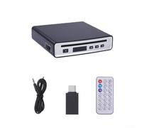 Reproductor de CD externo para radio de coche USB AUX entrada para modulador FM Discman Reemplazo Protección Anti-Skip 16x15cm