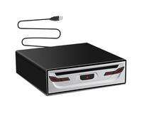 Reproductor de CD Externo portátil para Coche, Unidad de CD USB Universal Plug and Play, Compatible con Android 4.4+/TV/MacBook Pro/computadora portátil/computadora, Plug & Play