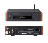 Reproductor de CD Hi-Fi sin pérdidas, Salida Digital óptica/coaxial, Tocadiscos para Sistemas de Audio domésticos, Compatible con CD, MP3, WMA, CDR, RW y USB,Black