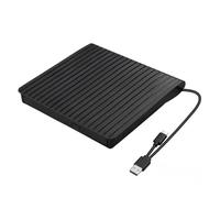 Reproductor De CD Interfaz Dual Tipo-c con Grabadora DVD USB 3.0 Carcasa Alto Brillo Cepillado Calidad Imagen Nítida Audio Estable