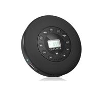 Reproductor de CD Portátil con Altavoz, Reproductor de CD Antisaltos para Coche, Compatible con MP3, Grabación y Micrófono Integrado.