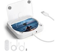 Reproductor de CD Portátil Externo para Coche con Puerto USB/AUX