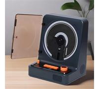 Reproductor De CD Portátil For El Hogar, Reproductor De CD De Escritorio, con Control Remoto Y Luz Ambiental, Altavoz Integrado, con Modo USB/FM/Bluetooth 5.3 Bidireccional/Modo AUX(Black)