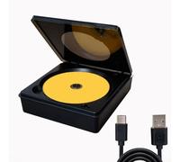 Reproductor de CD portátil para salpicadero de coche - Conexión USB para control Android, lector de discos anti-salto con audio claro 15.1cm