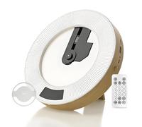 Reproductor De CD Portátil, Reproductor De CD De Sobremesa con Bluetooth 5.2 Y Marco De Fotos, con Mando A Distancia, Compatible con Formatos Cd/cdr/cd-rw/mp3/wma, Pantalla LCD, Ideal para Gray