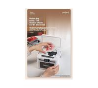 Reproductor de CD y Casete Combinado con Radio FM Estéreo. Máquina de Música Retro. Sistema de Audio para el Hogar y el Aula B