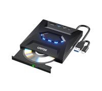Reproductor de CD y DVD con concentrador integrado USBA/USBC