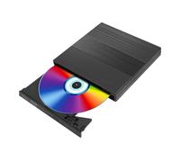Reproductor De CD Y DVD Externo USB DVD-ROM 8X CD-ROM 24X USB3.0/USB2.0/Tipo C Lector Unidad For PC Escritorio Calidad Imagen Nítida Audio Estable(USB2.0)