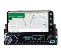 Reproductor de coche Trevi SCD 5753 DAB 1 DIN 160W 4 canales DAB+ FM USB MP3 Negro
