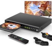 Reproductor de DVD Blu Ray Dolby Digital TrueHD/DTS y 1080P Full HD, reproduce todos los DVD y Blu-Ray de la región A 1, compatible con unidad flash USB máxima de 128 G + salida HDMI/AV/coaxial + PAL