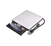 Reproductor de DVD Blu-ray externo portátil, velocidad de lectura rápida y bajo consumo de energía para su biblioteca digital, buena calidad,