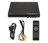 Reproductor de DVD CD/EVD/VCD HD 1080p Salidas Reproductor multimedia digital doméstico con puertos USB y micrófono ENCHUFE DE REINO UNIDO