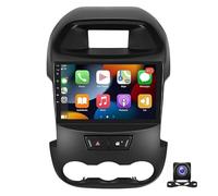 Reproductor de DVD estéreo para Coche Android 14 para Ford Ranger 2011-2016, Pantalla táctil de 9 Pulgadas, 2 DIN, navegación GPS, CarPlay con Cable/inalámbrico, Bluetooth, Sistema multimedi