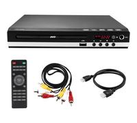 Reproductor de DVD/EVD HD 1080P para el hogar: salida HDMI y cable HDMI incluido, compatible con VCD/CD