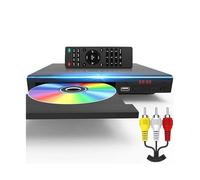 Reproductor de DVD for TV, reproductor de discos DVD CD, salida AV, entrada USB PAL NTSC integrada, control remoto Tragbar, hochauflösend