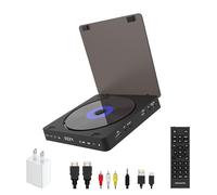 Reproductor de DVD HD 1080P - Conexión HDMI AV con entrada USB Pantalla táctil LED Tipo-C Alimentación 5V/2A