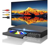 Reproductor de DVD HDMI para TV, Reproductores Disco gratuitos para Todas Las regiones con Puertos de Karaoke y Entrada USB, compatibilidad PAL/NTSC, reproductors de CD/DVD doméstico con Cables HDMI