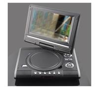 Reproductor de DVD móvil, Reproductor de DVD portátil 9,8 Pulgadas, Alta claridad, función TV, Lector Tarjetas Integrado, Pantalla giratoria, Reproductor móvil for Viajes resolución Alta