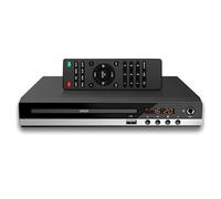 Reproductor de DVD para CD, salida AV, puerto de micrófono y enchufe UE.