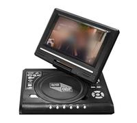 Reproductor De DVD Portátil 7,8/9,8 Pulgadas, Alta Claridad, Función TV, Lector Tarjetas Integrado, Pantalla Giratoria, Móvil For Viajes Compacto Y PequeñO(7.8 Inch)