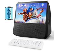 Reproductor de DVD portátil Bluetooth, 4000mAh recargable Region Free DVD para coche con altavoces incorporados dobles, compatible con CD/Bluetooth/USB/RCA/conector para auriculares, reproductor de CD