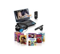 Lenco DVD Portátil 9' DVP-910BU Color Azul, USB, Auriculares, Mando