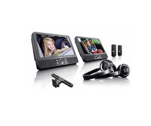 Reproductor de DVD portátil Lenco DVP-939 Pantalla 9" con lector SD y altavoces