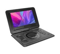 Reproductor de DVD portátil, Reproductor de DVD portátil 13,9 Pulgadas, Puerto USB sin región, Pantalla giratoria rotación 270 Grados, Reproductor EVD for el hogar