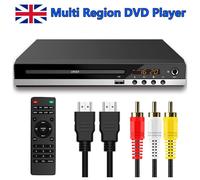 Reproductor de DVD versátil con tecnología de escaneo progresivo, puerto para micrófono para entretenimiento interactivo, sin restricción de