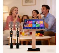 Reproductor de karaoke con pantalla grande de 22" Selección inteligente de canciones a través de la pantalla táctil de un dispositivo móvil Karaoke con pantalla táctil(3TB)