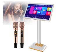 Reproductor de karaoke de 19/21,5 pulgadas, pantalla táctil HD, control de voz inteligente, almacenamiento de 500 GB a 8 TB + múltiples interfaces, para fiestas en interiores y exteriores. (A 19inch)