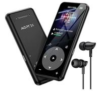 Reproductor de MP3 32GB Bluetooth 5.3 Altavoz 1.8" Pantalla de Metal Sonido s...