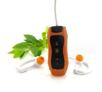 Reproductor de MP3 con sonido IPX8 con auriculares recargables FM para natación, correr, deportes